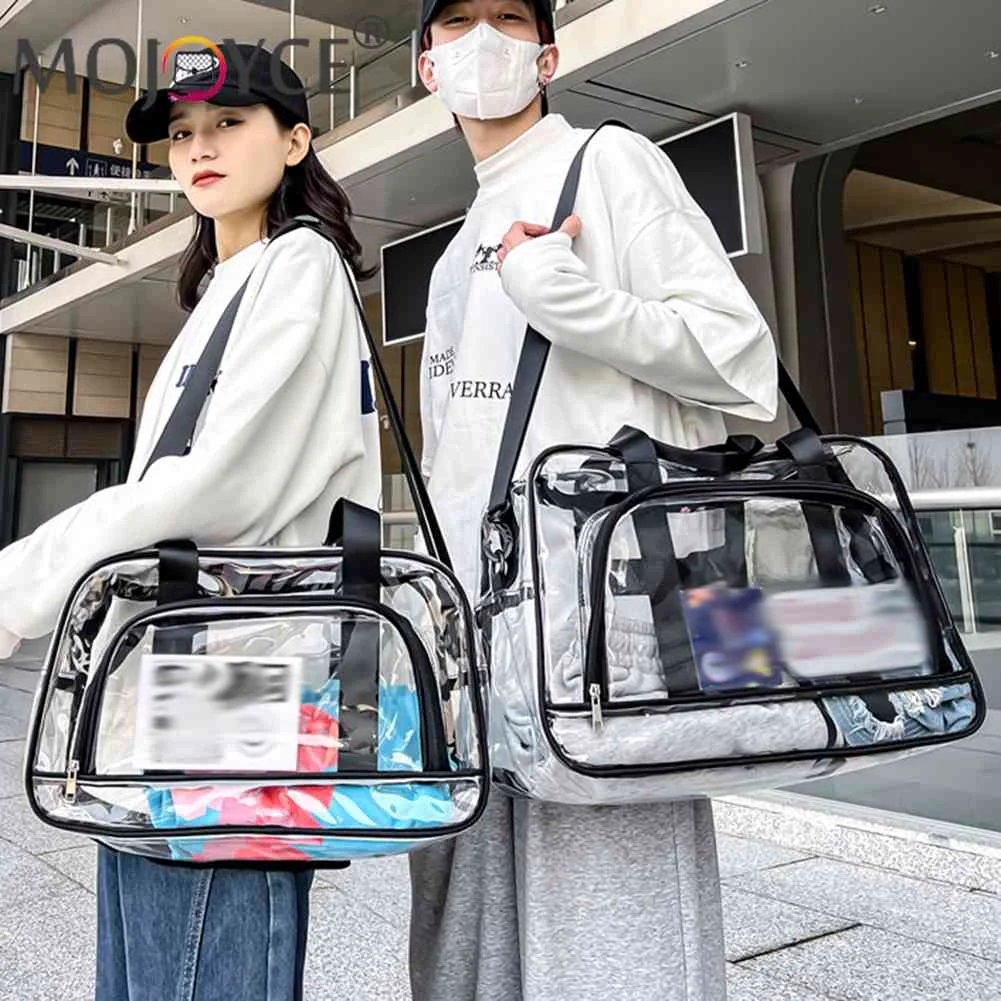 PVC voyage étuis transparents vêtements articles de toilette sac de  rangement boîte bagages serviette valise pochette Zip soutien-gorge  cosmétiques