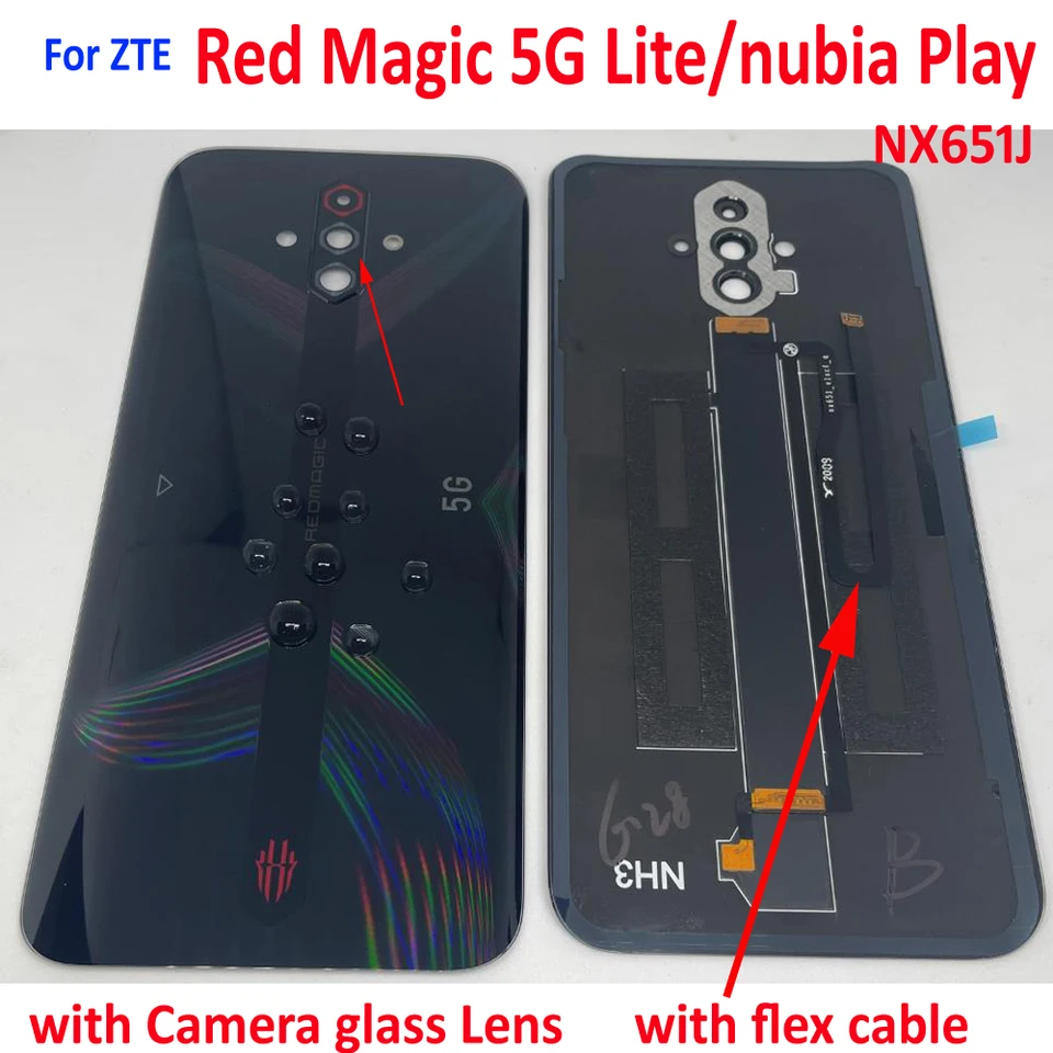 Best New Back Battery Glass Cover Housing For ZTE Nubia Play 5G