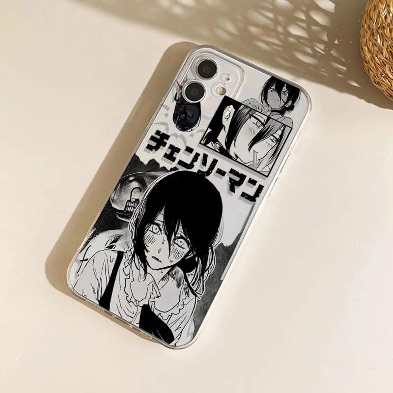 Anime-Inspired Makima Reze Soft Phone Case Cover