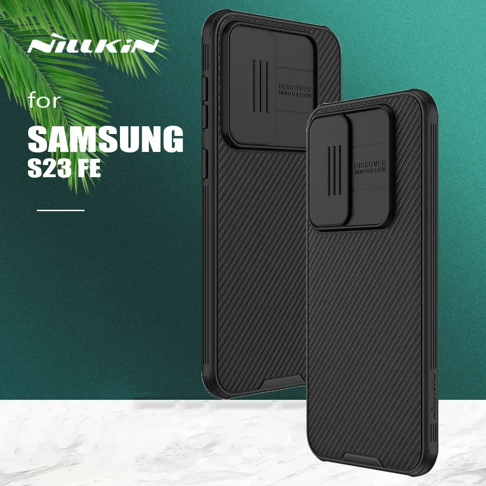 

for Samsung Galaxy S23 FE Case Nillkin CamShield Case Ultra-Thin Hard Slide Camera Case for Samsung S23 FE 5G Lens Privacy Cover