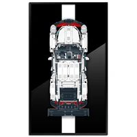 Display Wall Mount Board for Lego 42096 Technic Porsche 911 RSR,Adult Collectibles Gifts for Lego Car Wall Mount (Only Display W 1
