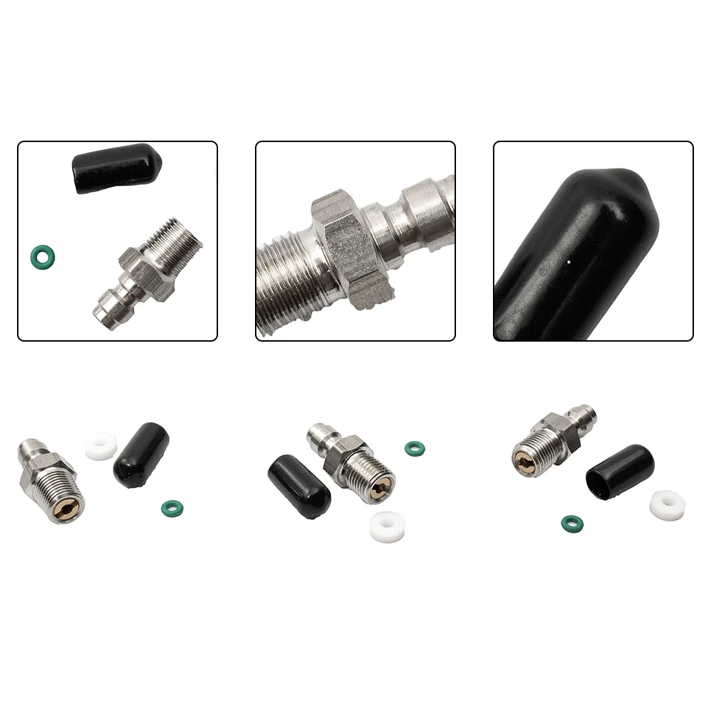 8MM Einwegventil gefüllt Schnuller Edelstahl Schnellkupplung männlich für M10 1/8NPT ////////////////////////////// – Detail 22