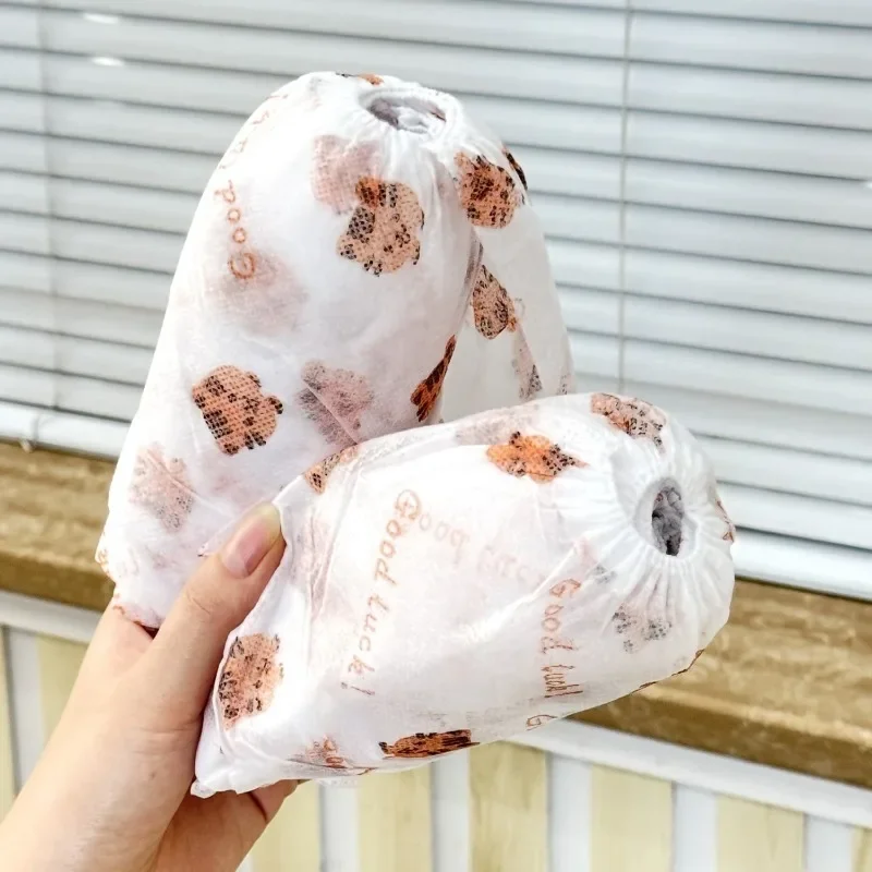 Disposable Shoe Covers Cute Foot Booties Shoe Coverings Non Slip Boot Covers for Indoor Outdoor Home Workplace 20/100Pcs shoe covers,disposable shoe covers