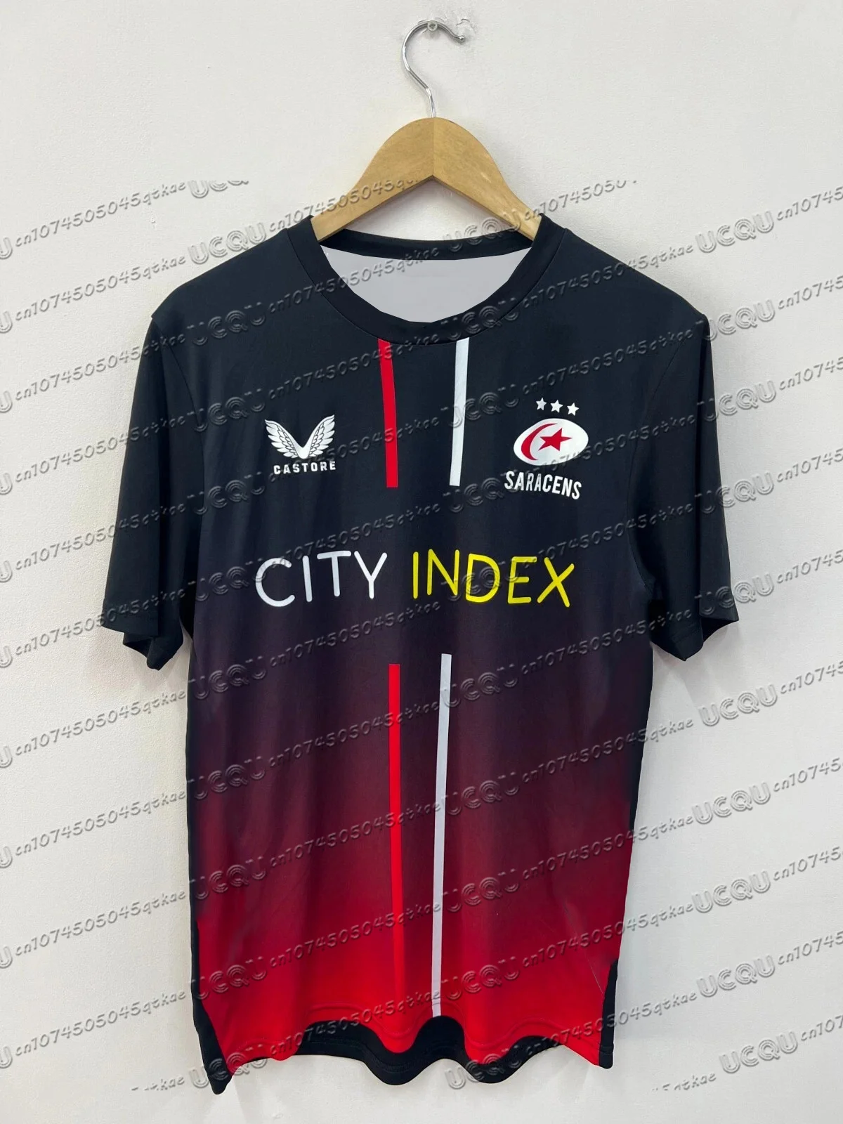 Short Sleeve Saracens T Shirt Saracens Junior Classic T-Shirt Red UK