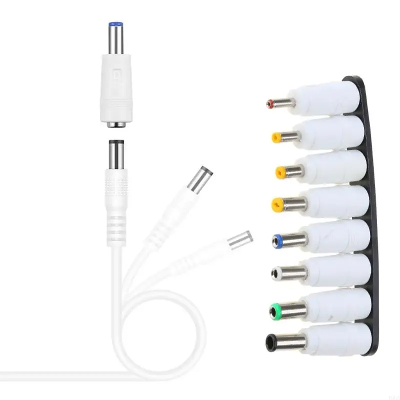 Universal 8 in 1 USB to DC5V Power Cable with 8PCS DC5521 5525 1735 4017 Plugs For Various Devices Power Charging,charging cable,usb charging cable