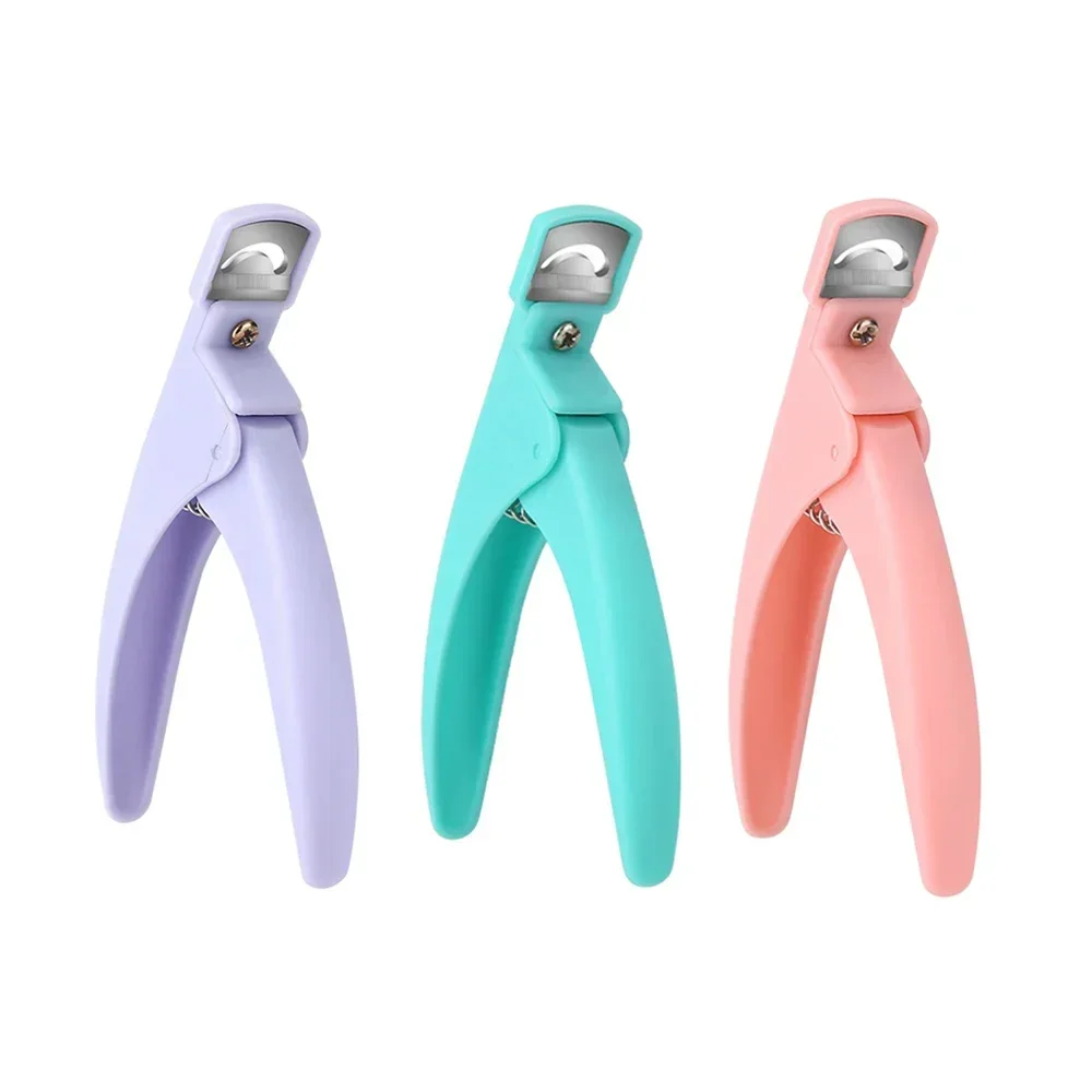 Tips Edge Cutters Professional Nail Art Clipper Special Type U Word False Colorful Guillotine Cut False Nail Knife Nail Tools