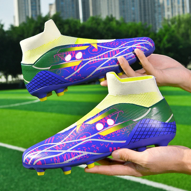 Botas de fútbol de Superstar para hombre, zapatillas de deporte sin cordones,  zapatos de fútbol, crampones, colores de moda| | - AliExpress