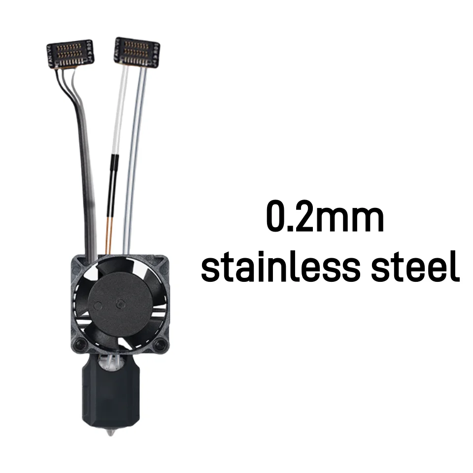 Hardened Steel Hotend Kit Für Bambu Lab P1P/P1S – 0,4 Mm Düse, 550°C, Mit Lüfter & Werkzeug