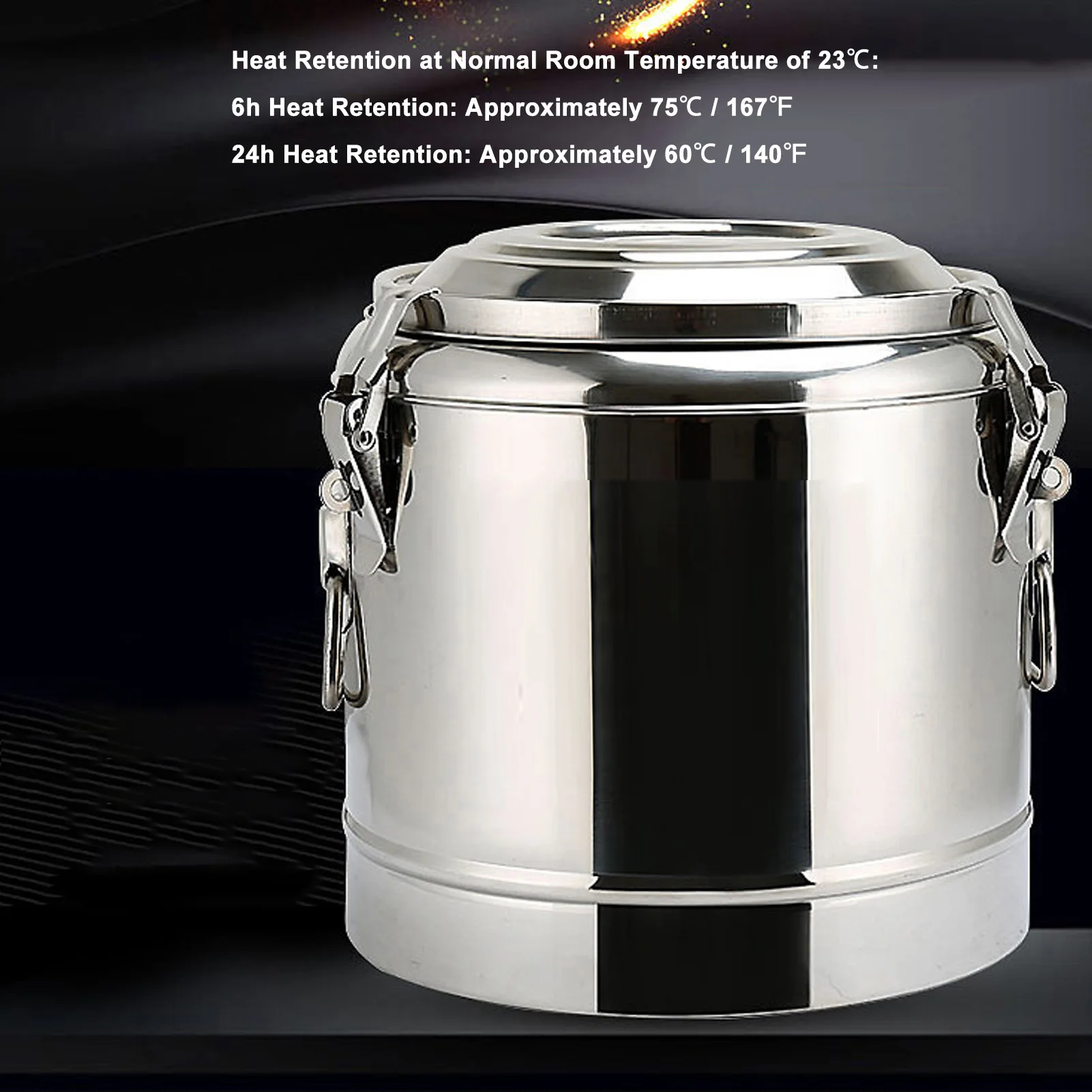 Stainless Steel Beverage Dispenser Heat Retention Multipurpose Large Capacity Rustproof Hot Drink Dispenser for Coffee for Tea