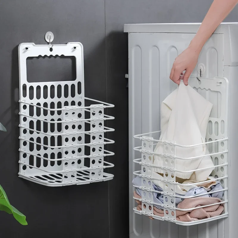 

Настенная складная корзина для белья, инструменты для хранения грязной одежды, аксессуары для ванной комнаты