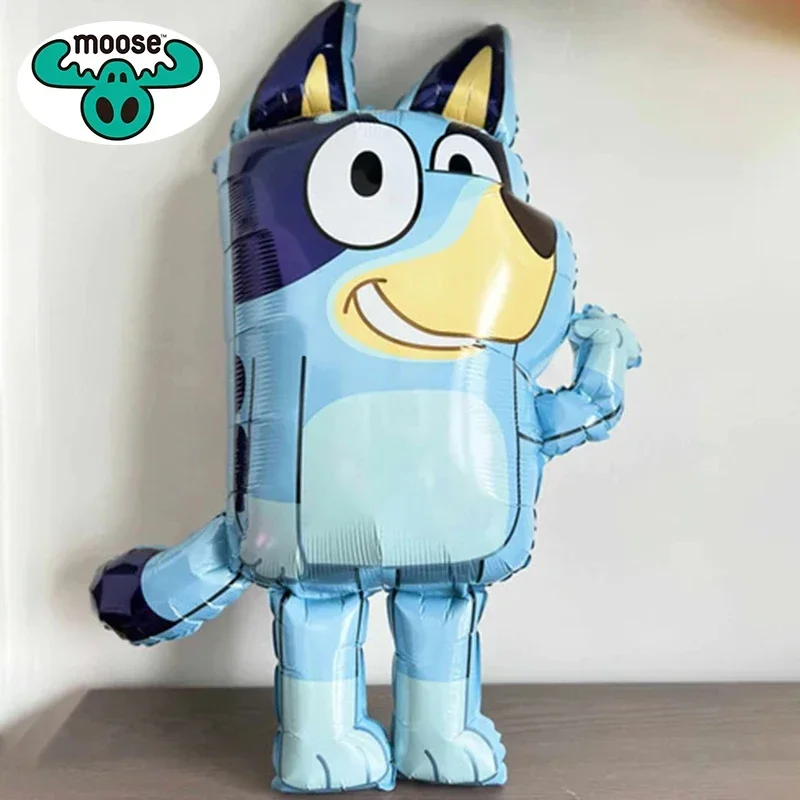 Alce Bluey Famiglia Palloncino Decorativo Bingo Pellicola Di Alluminio Palloncino Giocattoli Del Fumetto Palloncino Festa Di Compleanno Decorazione Fe