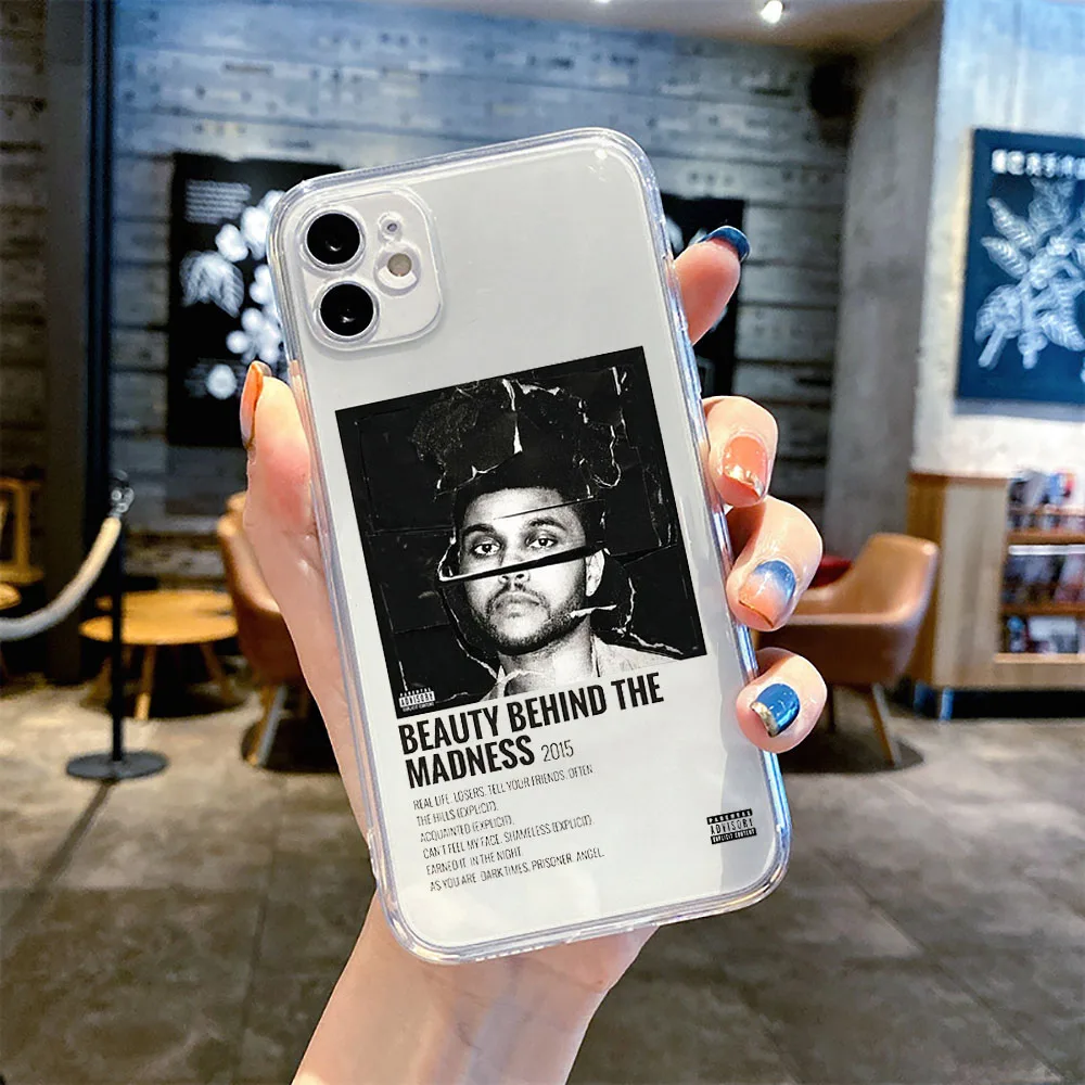 The Weeknd Minimalist Poster Fashion Transparent Phone Case