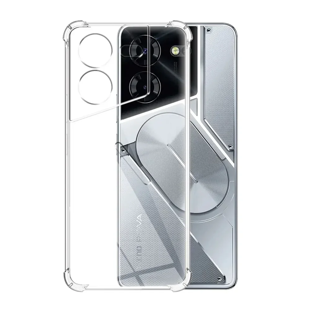 Shockproof Clear Soft Silicone Phone Case - Enhanced Protection and Sleek Design