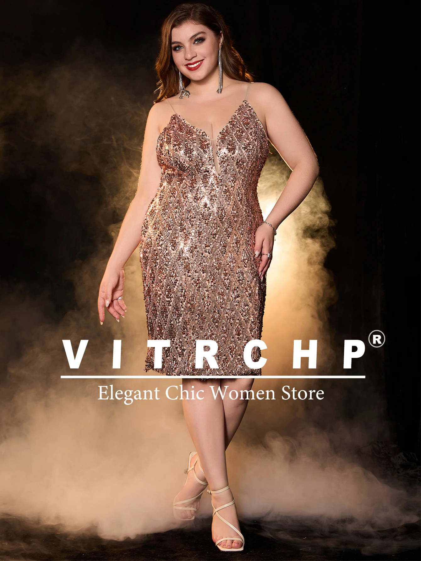 Vestidos Brillante Vestido Fashion Nova Serena Plisado Metálico