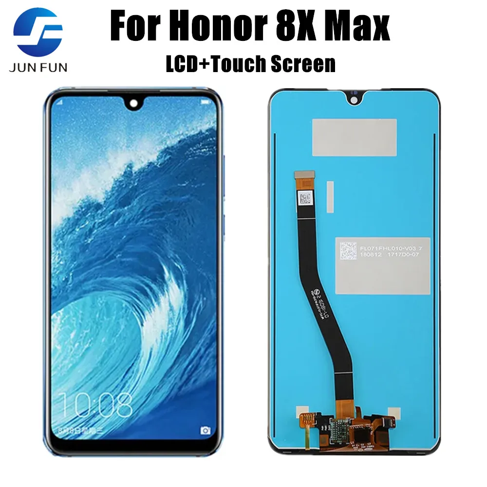 

7.12'' LCD Display For Huawei Y Max LCD Touch Screen Digitizer Assembly Replacement For Honor 8X Max LCD ARE-AL00
