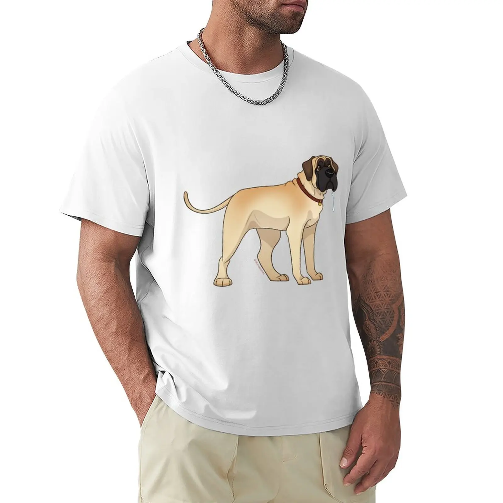 

Mastiff T-Shirt vintage clothes kawaii clothes oversizeds Men's t shirts