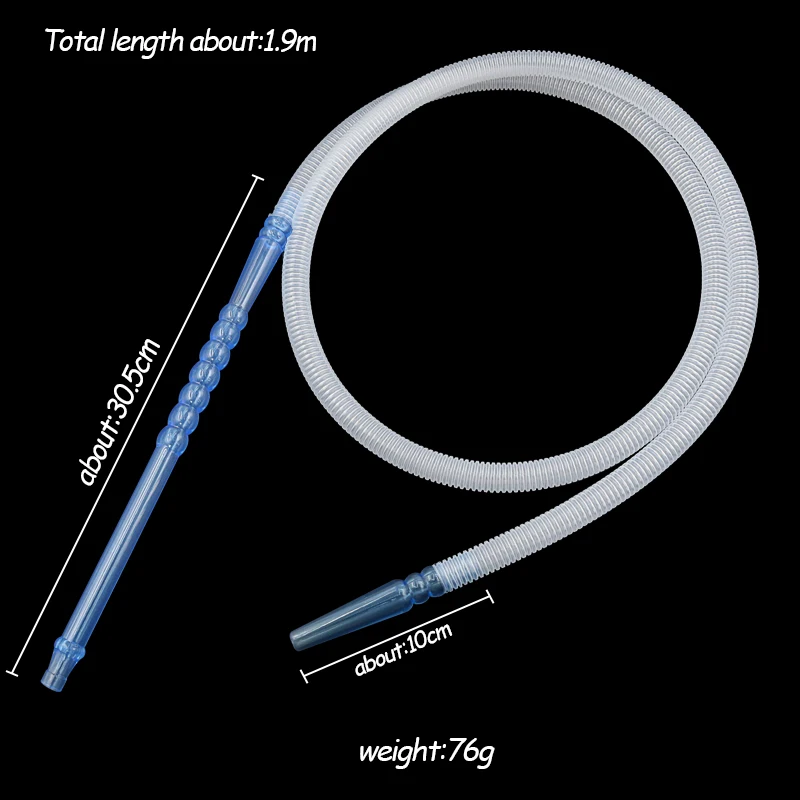 Disposable Hookah Hoses Plastic Handle Mouth Tips Plastic Pipe for Smoke Shisha Lounge Chicha Accessories 5