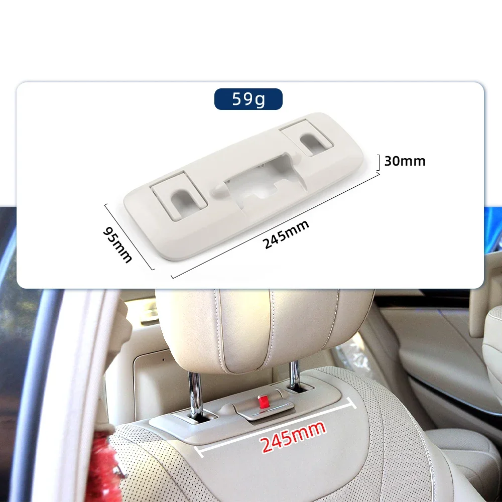 Front Left Right Seat Headrest Clamp Cover Seat Headrest Cover Car Backrest For Mercedes Benz S-Class W222 2014-