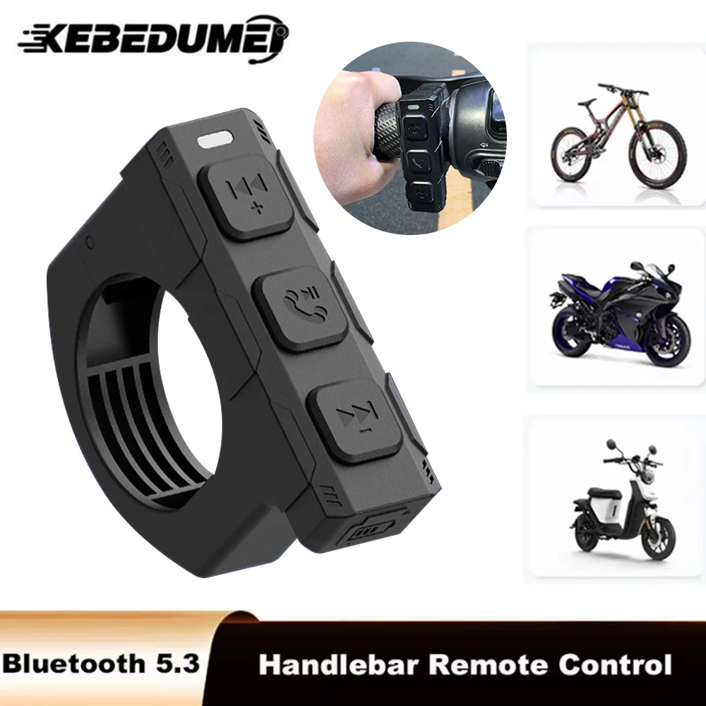 Telecomando intelligente da manubrio per moto compatibile con Bluetooth