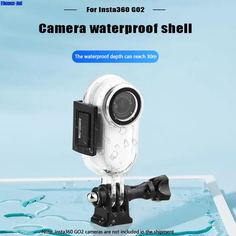 

Insta360 GO 2 Transparent Waterproof Shell 30M Diving Protection Frame Case For Insta 360 Go2 Underwater Diving Protective Shell