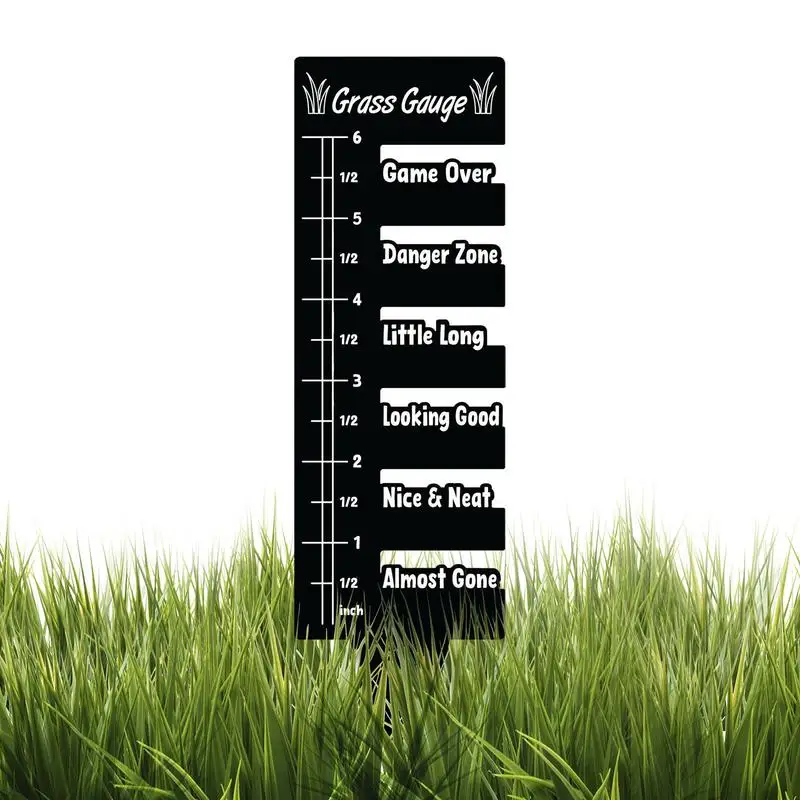 

Grass Height Measuring Tool Lawn Height Measurement Gardening Grass Yard Lawn Ruler Precision Gauge Stainless Steel Measuring