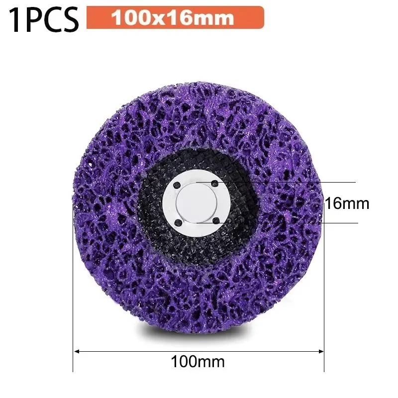 Abrasive Wheel 100/115/125mm Coral Disc Poly Strip Disc Paint Rust Removal Cleaning for Angle Grinder