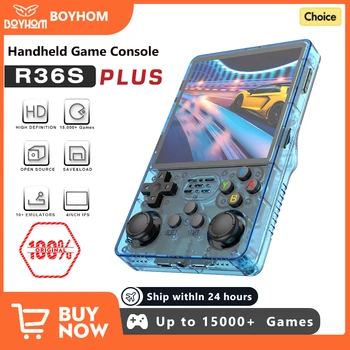 R36S R36Plus Console di gioco portatile retrò Sistema Linux a 64 bit Schermo IPS da 4 "RK3326 Lettore video tascabile portatile per N64 PS1 1