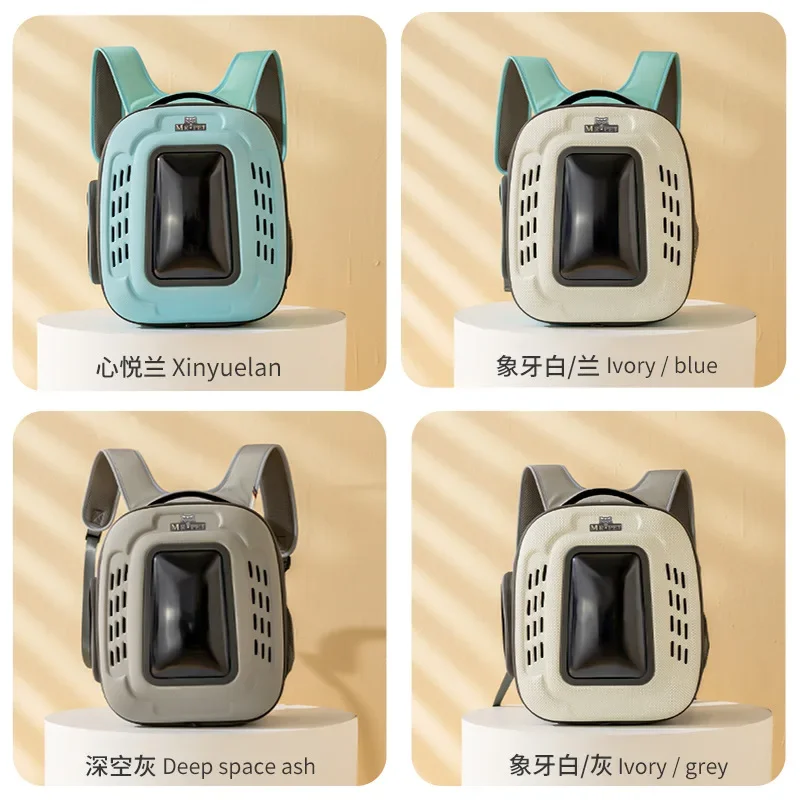 Cat Bag Pet Backpack Going Out Portable Pet Bag Going Out Cat Supplies Breathable Bus Compartment and Dog