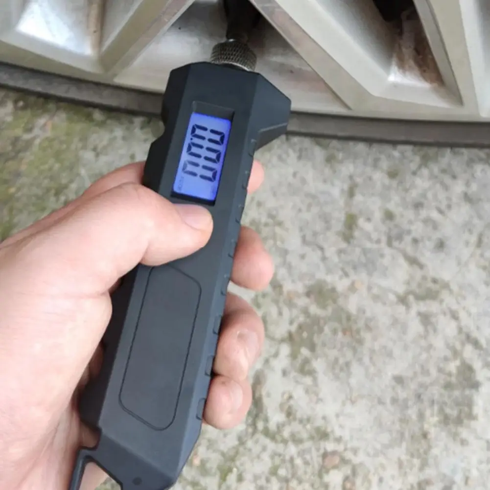 

Высокоточный цифровой Манометр 0-250 PSI, Универсальная головка давления для колес Veh, портативный тестер воздуха, Двойной манометр P3U7