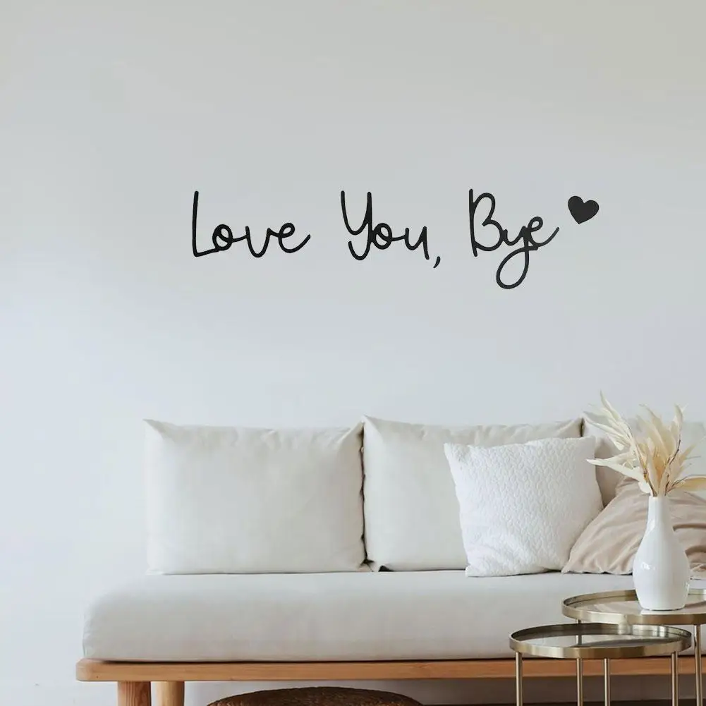 Description Picture 5 of itemLove You Bye Sign Wall Decor Wooden Letters Wall Decor Bye Love You Wooden Script Sign - Wall Art Home Decor For Love & Far C1X9