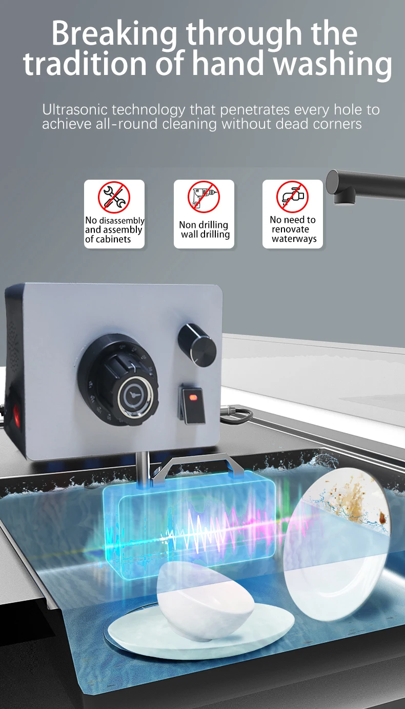 Description Picture 6 of item110V/220V Portable Sink Dishwasher Small Installation-free Automatic Household Vegetables,fruits,seafood,meat,Ultrasonic Cleaner