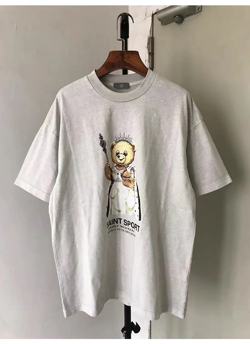 

Футболка Мужская/женская с принтом медведя из мультфильма «святого Михаила»