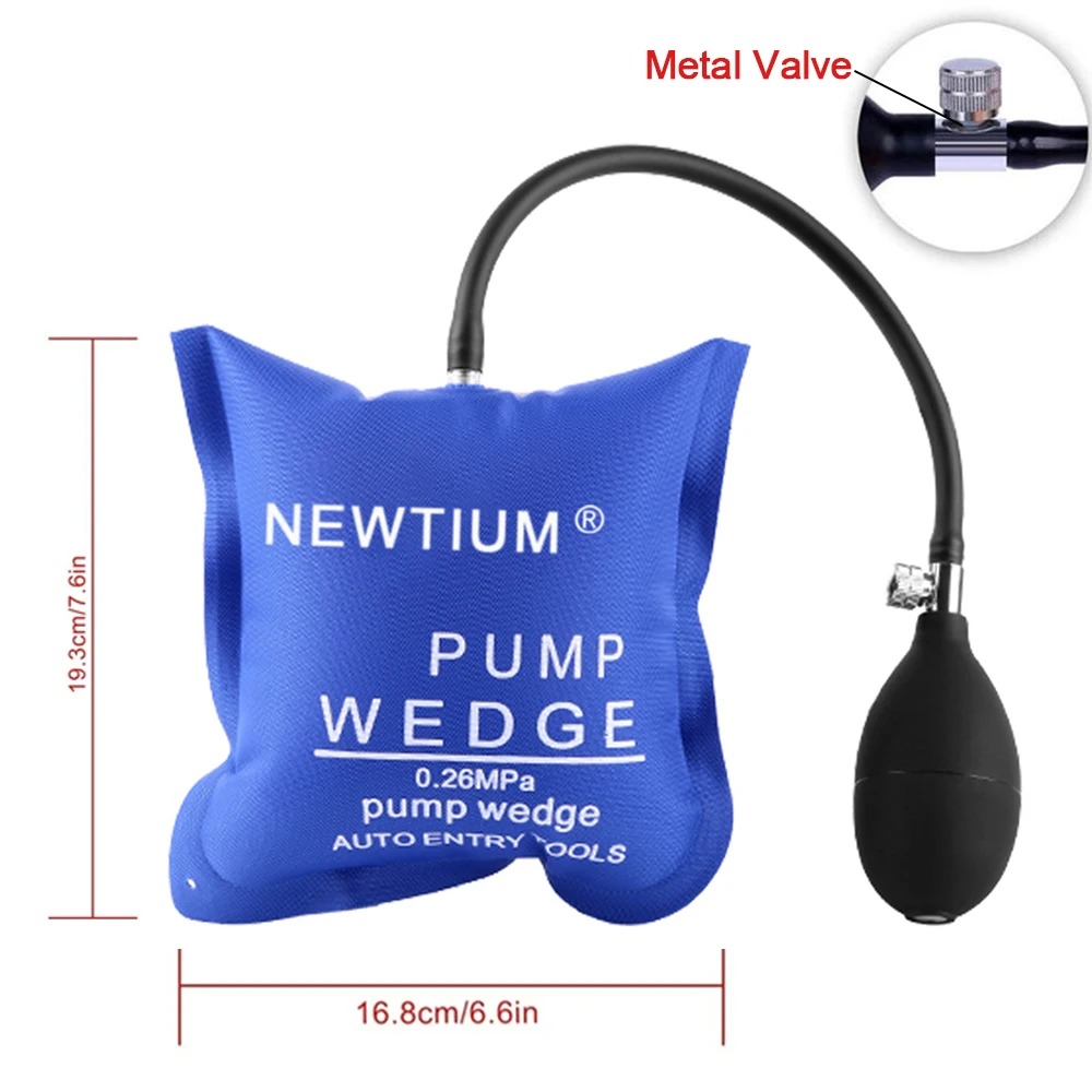 Air Pump Wedge Kit Professional Locksmith Auto Tool Set for Non-Damage Car Door Repair Lock Picking Window Installation