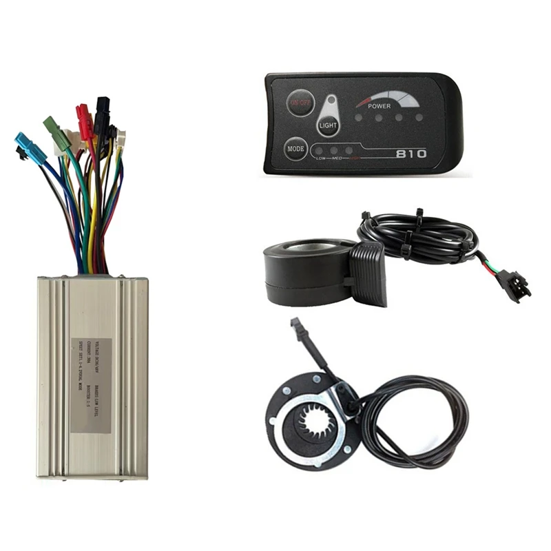 

E-Bike Conversion Kit Accessories 36V 48V Bicycle Speed Control Kit With S810 Panel For 1000W E-Bike