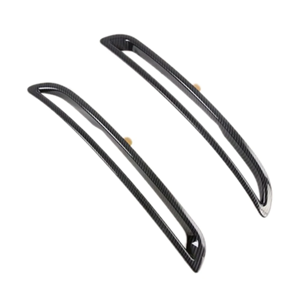 

Car ABS Carbon Fiber Rear Fog Light Lamp Cover Trim Foglight Bezel Decoration Frame for Mazda CX-30 CX30 2020 2021