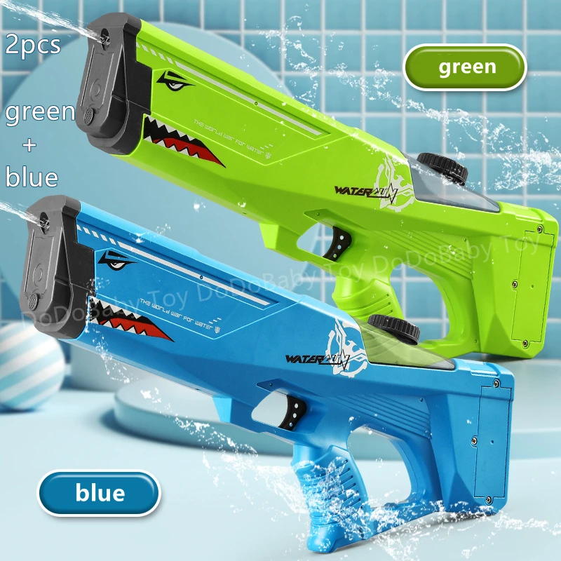 Automatic Electric Water Gun Toys Shark High Pressure Outdoor Summer Beach  Toy