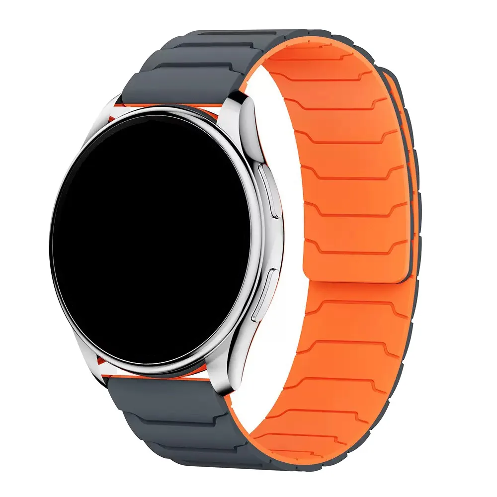 Magnetic Silicone Watchband Loop Strap Bracelet Belt