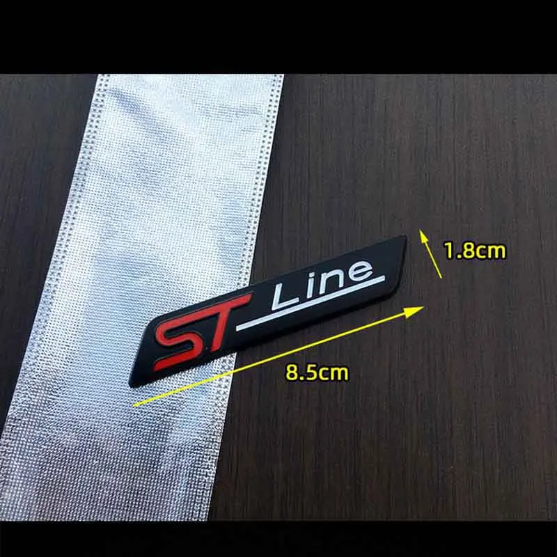 Ford ST Line Emblem, Schriftzug, Logo in Schwarz Neu