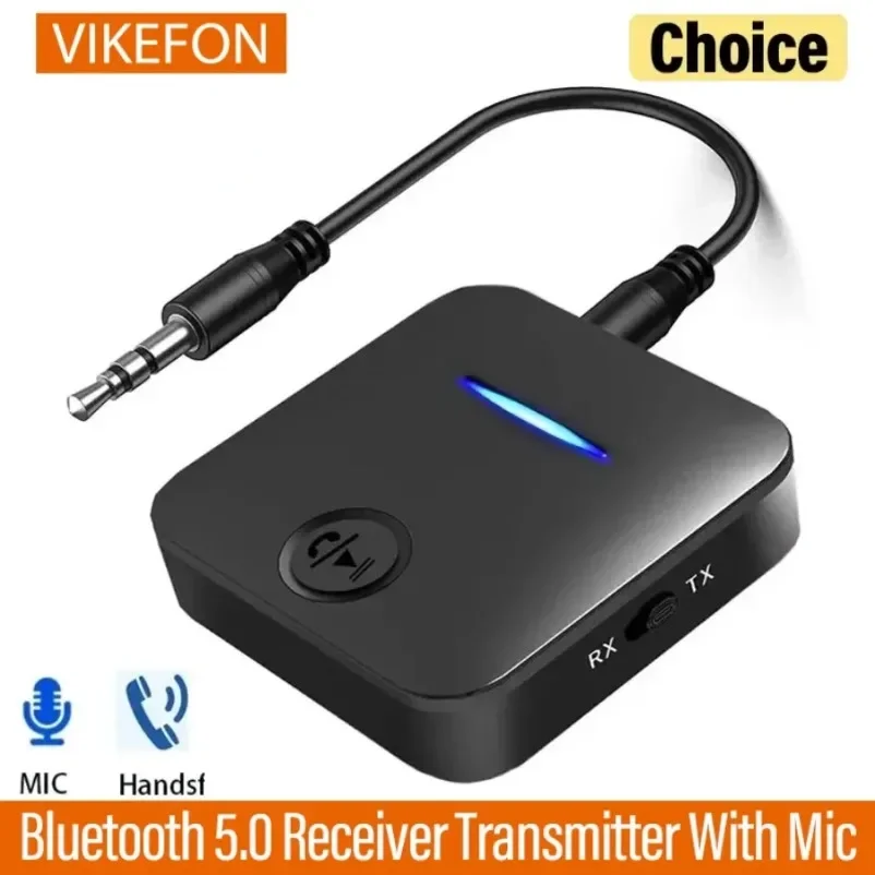 Adapter Audio Bluetooth Wireless For Car PC TV Headphone