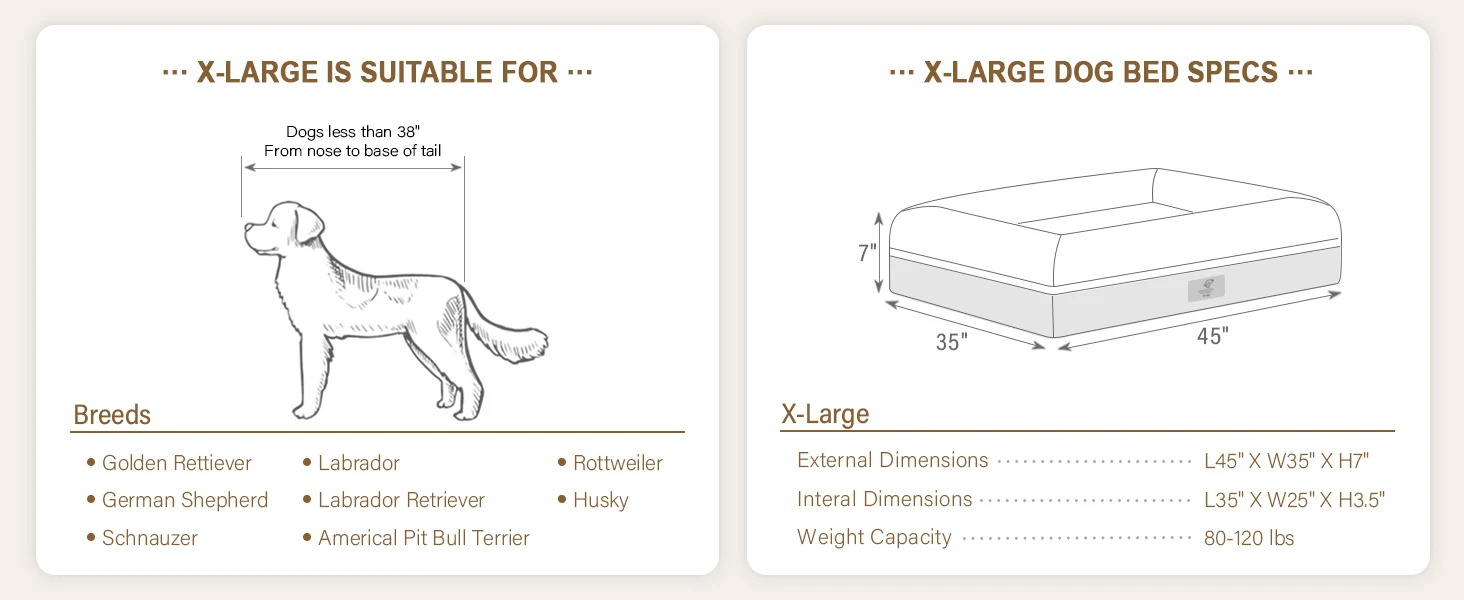 xl dog bed