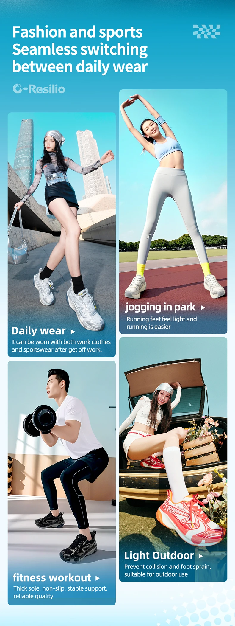 ONEMIX 2026 Leichte Dämpfungs-Sneaker für Herren, gepolsterte Laufschuhe, Sport- und Freizeitschuhe für Damen, weich und elastisch – Detail 6