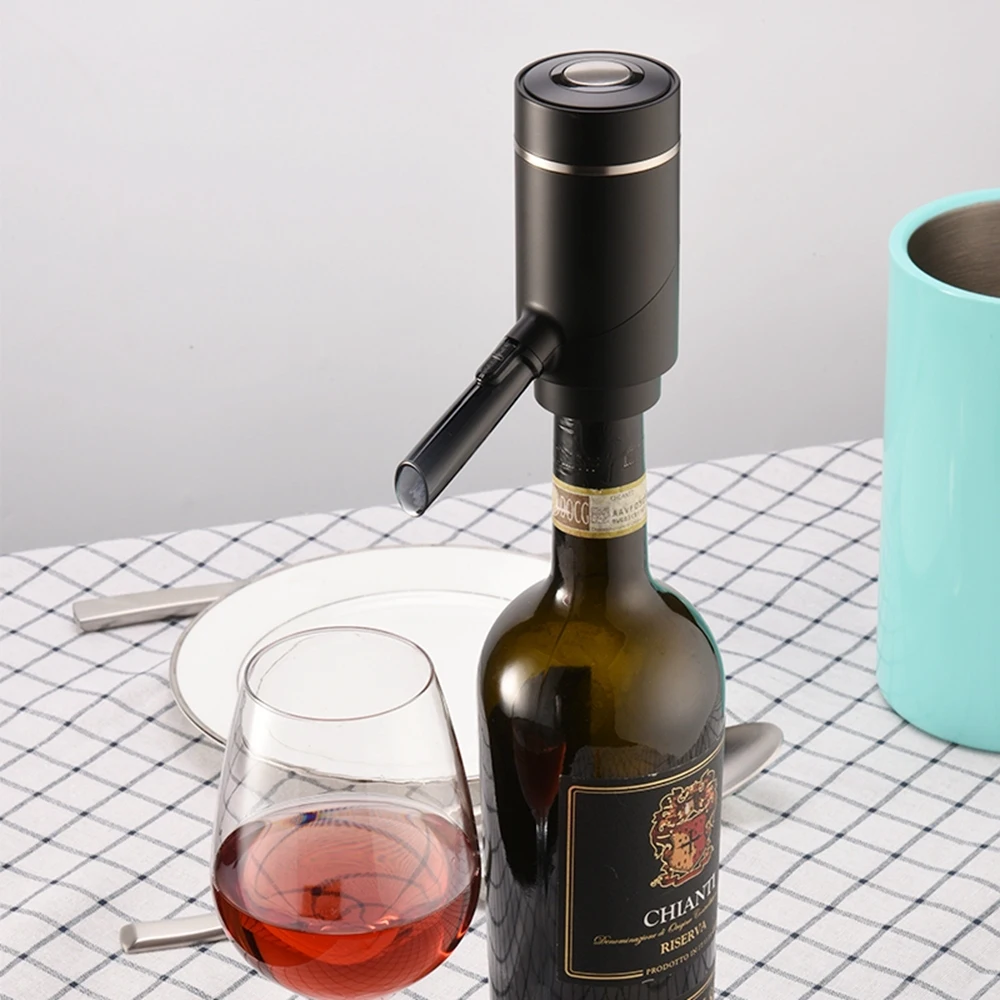 Description Picture 4 of itemElectric Wine Decanter Wine Aerators Electric Automatic Wines Dispenser Decanator Pourers Spout Wine Separator Accessories