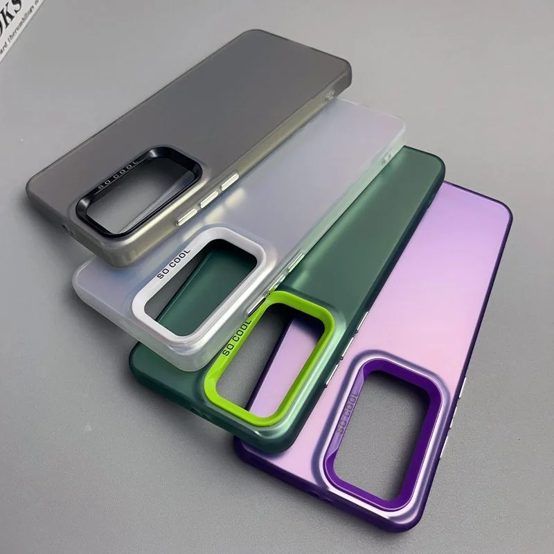 Luxury Laser Metallic Aurora Shockproof Bumper Cover for Samsung Galaxy A33 5G