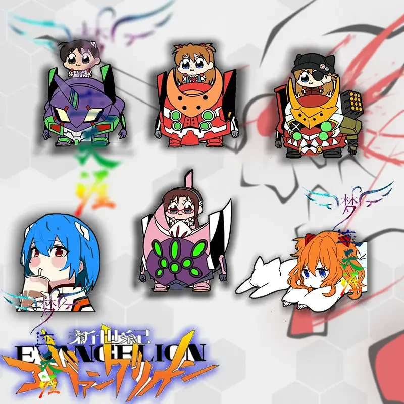 Neon Genesis Evangelion Ayanami Rei Asuka männliche und weibliche Studenten im Waldstil, hoch aussehende, vielseitige, exquisite Brosche