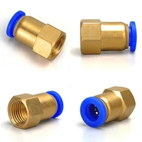 ข้อต่อท่อลมแบบเร็ว 5 ชิ้น รุ่น PC PCF PL SL PB PD PX ขนาด 4 6 มม. 8 มม. 10 มม. 12 มม. เกลียว M5 PT1/8 1/4 3/8 1/2 สำหรับท่อลม 6