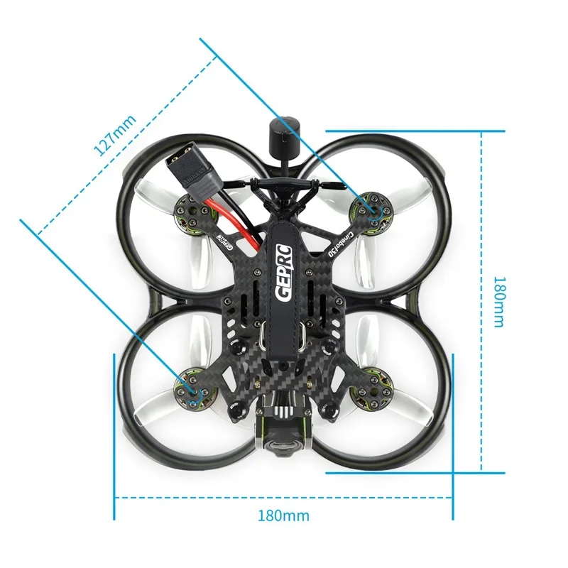 GEPRC Cinebot30 HD O3 F722-45A AIO With PNP/Frsky R-XSR/TBS Nano RX/ELRS 2.4G Receiver FPV Drone 5