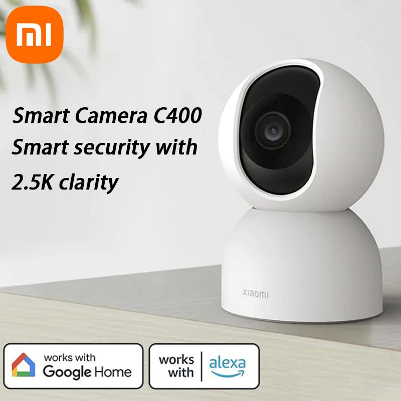 Xiaomi Global Version Mi Smart Night Vision Camera C400 Smart Security With  2.5K Clarity 4MP 360° Rotation AI Human Detection - AliExpress