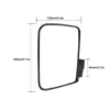 Club Car Side View Mirror Convex Rearview Mirrors Easy Installation Fit for Yamaha 5