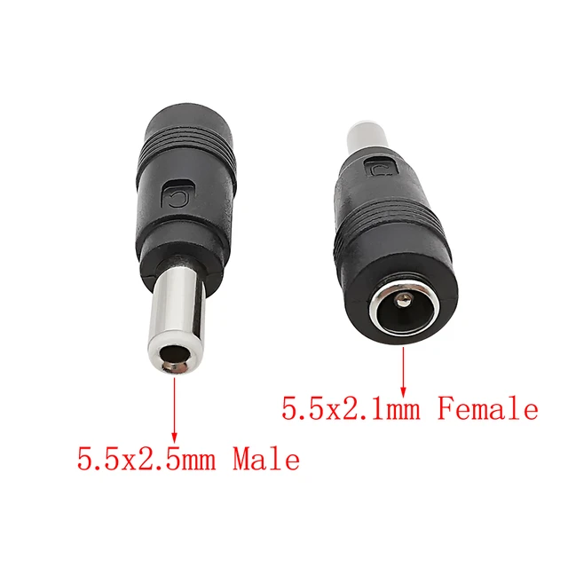 Smedz 2,1 mm x 5,5 mm DC Power Stecker auf Buchse 20 Meter 12 Volt