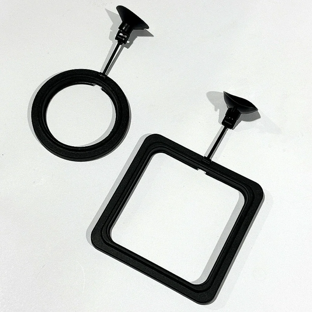 Ventosa de alimentación para acuario, estación para pecera, bandeja de comida flotante